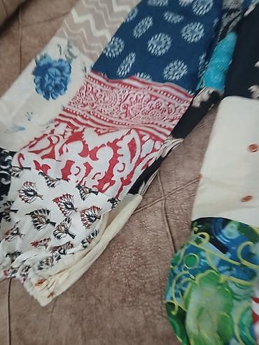 torbe mona: Široke ženske pantalone – patchwork boho stil - Model: široke — 2