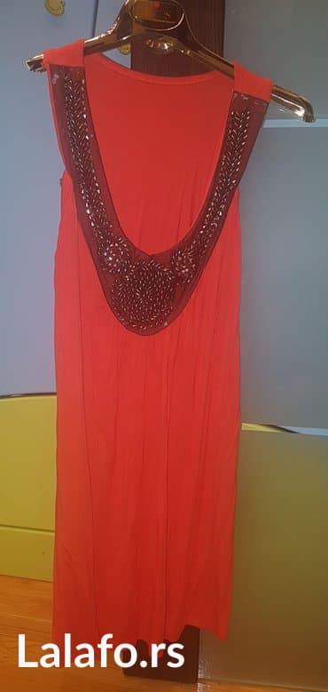 iznajmljivanje haljina laura – слике: Tunika- haljina free size. Univerzalne velicine s-l, narandzaste — 2