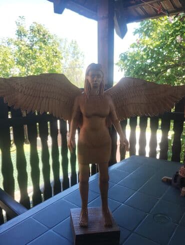 Skulptura "Anđeo" Unikatna skulptura, ručno rađena visine 42cm na lalafo.rs Skulptura "Anđeo" Unikatna skulptura, ručno rađena visine 42cm