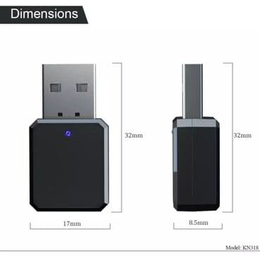 gps lokator bez sim kartice: Hands free Bluetooth Aux USB audio prijemnik Bluetooth 5.1 audio — 20