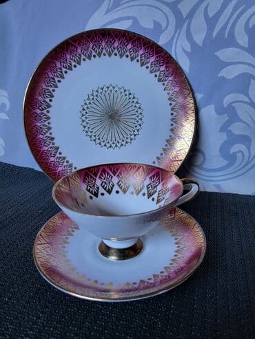 porcelanske solje za caj: Porcelanski set 1959g+ Winterling Marktleuthen. Set perfektan — 2
