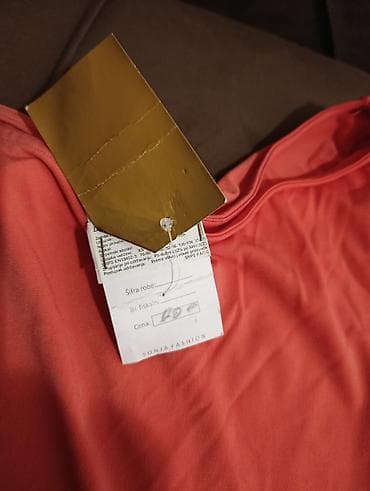 haljine leprsave: Duga ženska haljina Sonja Fashion – narandžasta - Model: duga — 3