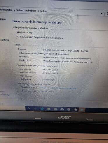 torbe za laptop carpisa: Acer laptop u srebrnoj boji, pogodan za svakodnevnu upotrebu. Tanak — 8