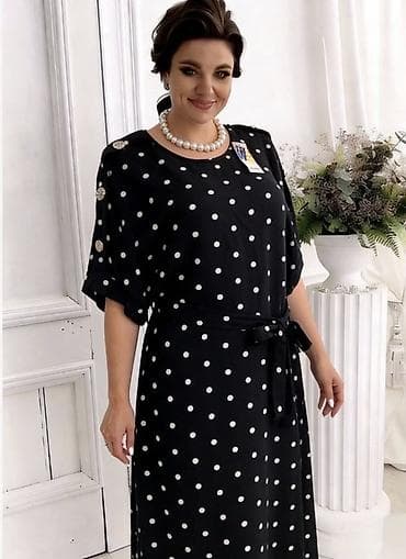 zelena maskara: ✅Haljina na tufne sa pojasom
✅2000 din 
Velicina do
Xxl — 5