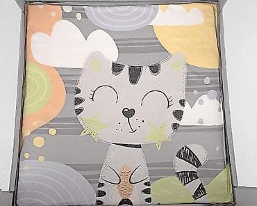 Kreveci: KIKKA BOO Prenosiva ogradica sa zipom ENJOY – Cat Grey (šifra: KKB5) — 5