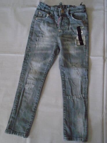 sator za plazu pop up: Fansy original Dsquared2 farmerke za dečake, za uzrast od 5-6 godina — 1