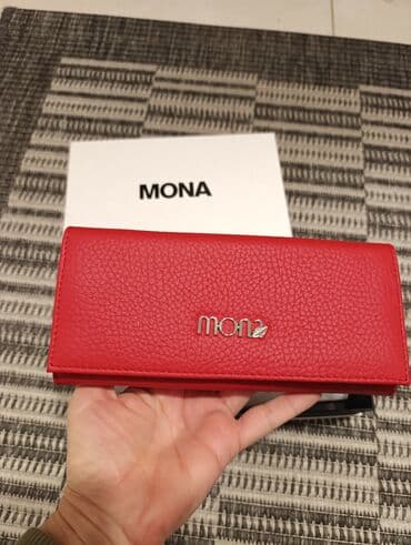 modna kuca mona tasne: Ženski novčanik, Mona, Materijal: Koža — 10