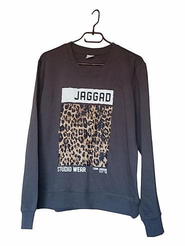 patike leopard print: Tanja dukserica Jaggad – Studio Wear, L veličina - Boja: tamnosiva - — 1