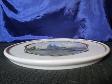 Musical Instruments: Tanjir KPM 1924 godina,dekorativni Julius Menzela,rucno oslikan. Sve — 12