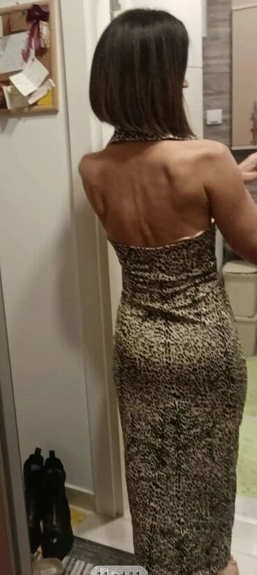 Zara color - Multicolored, Cocktail, With the straps — 11