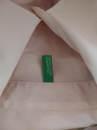 tunika boho style: Benetton, S (EU 36), Jednobojni — 6