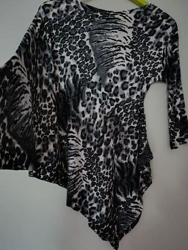 leopard bade mantil: M (EU 38), Leopard, krokodil, zebra, bоја - Šareno — 3