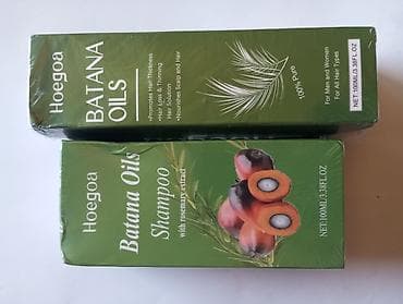 papuce za kucu: Hoegoa Batana Oils set za negu kose – ulje i šampon (NET: 100 ml — 1