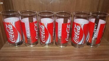 saksije sa nogicama: CocaCola čaše kompleti Kao sa slika Polovno kao novo Odlično Ne — 16