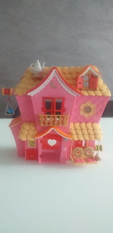 drvena kucica za lutke: Kućica Mini Lalaloopsy na 3 sprata, uzrast 4+, dimenzije 30x14x28 — 2