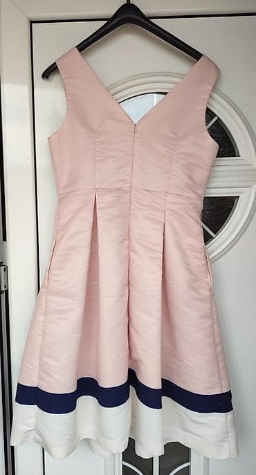 haljine od tila: Elegantna haljina A-kroja, veličina 38 (potpuno NOVA). Svetloružičasta — 1
