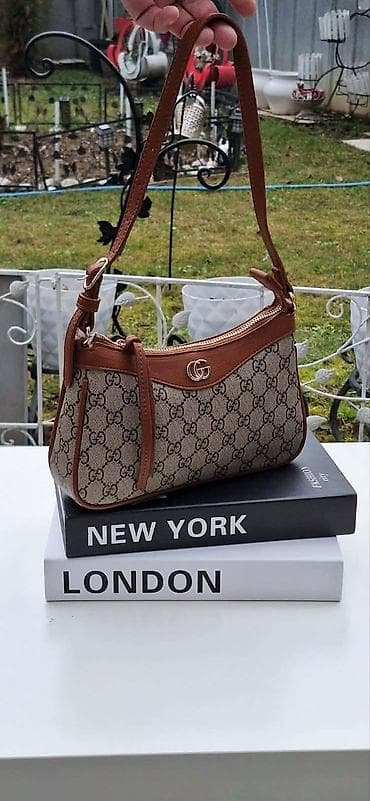 Torba za rame, Gucci, Materijal: Platno