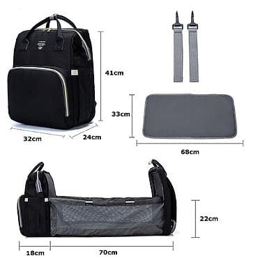 beba kids.com cene: BBO Torba za mame BT023 – Sport Mama Bag, siva Šifra proizvoda — 2