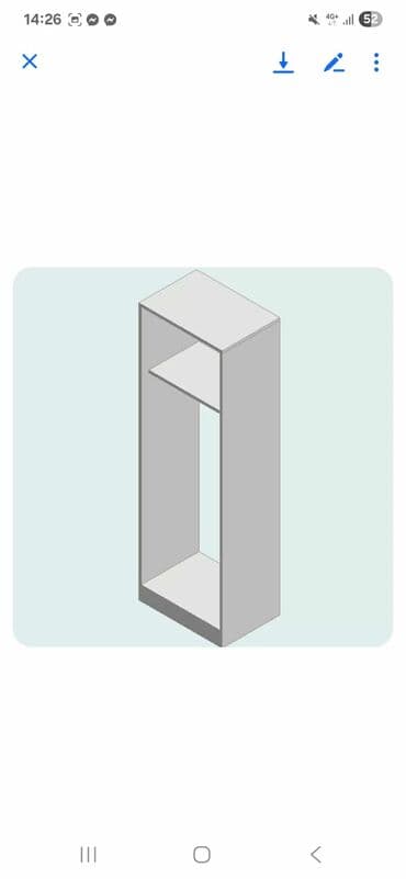 Ormar LINEA Antracit 16500 din. Kod: Ormar LINEA Antracit Dimenzije
