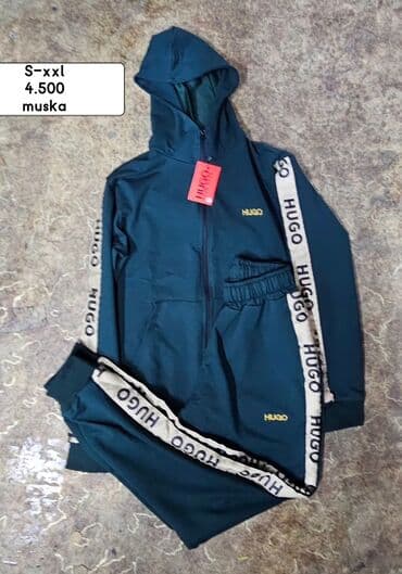 Duksevi: Komplet, S, Hugo Boss, bоја - Crna, Pamuk — 1