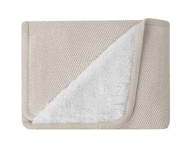 ram za slike pepco: KikkaBoo Pleteno dvostrano baby ćebence Sherpa 75x100 – Dream Big — 1