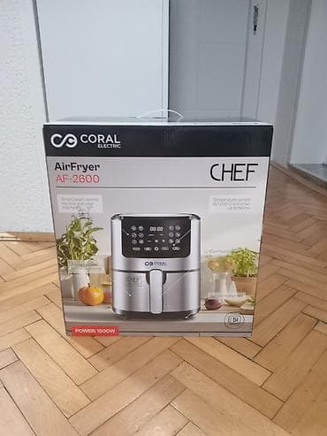 zepter kula: Coral Electric AirFryer AF-2600 – CHEF - Zapremina: 5 l - Snaga: 1500 — 1