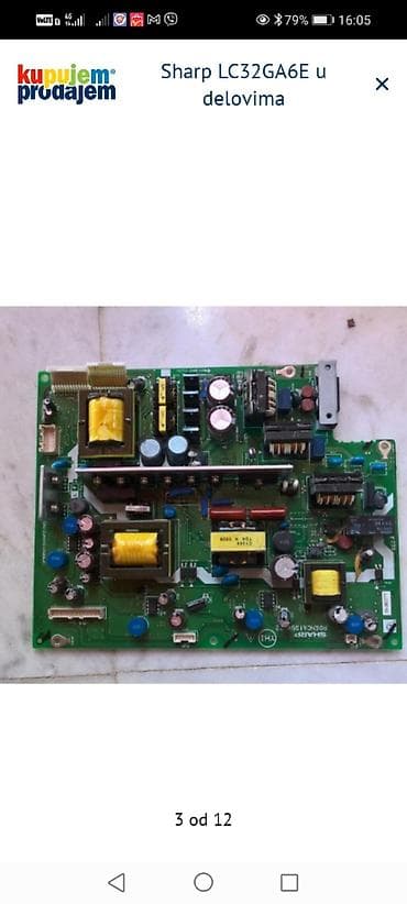tv: Sharp LC32GA6E – delovi Raspoložive originalne ploče i moduli za TV — 4