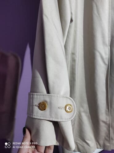 Women's Clothing: L, Used, With lining, color - Beige — 9