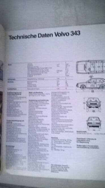 vidan ubice mog oca: Prospekt Volvo 343 02.1978, 24 str. nem — 3
