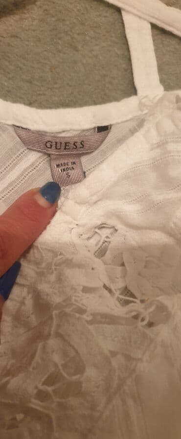 guess torba sa cirkonima: Guess, S (EU 36), color - White — 4