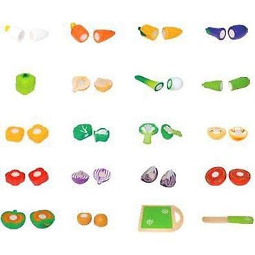 kuhinje za decu kidcraft: SET OD 20 DELOVA DRVENO POVRĆE – ECO TOYS Šifra proizvoda: TL8 Opis — 1