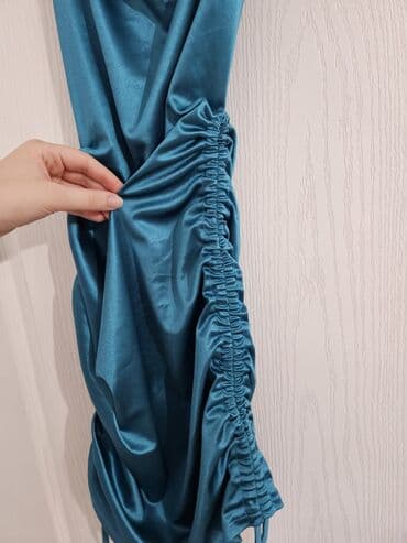 srebrne ogrlice sa cirkonima: One size, color - Turquoise, Cocktail, With the straps — 2
