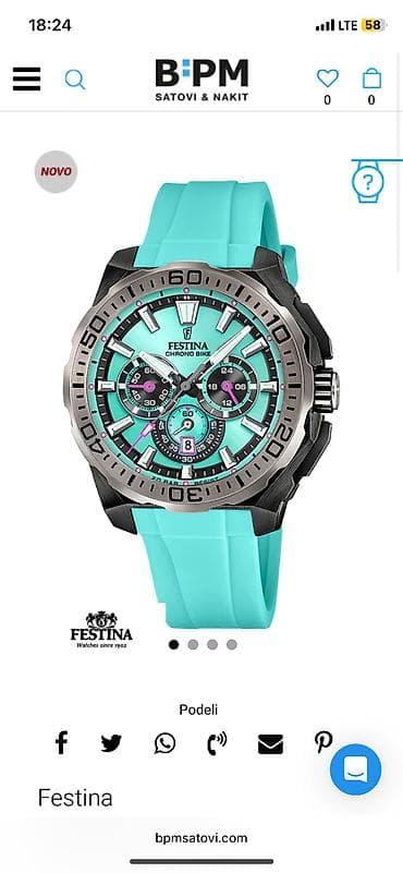 brojanice sa ostroga: Festina, Muški — 6