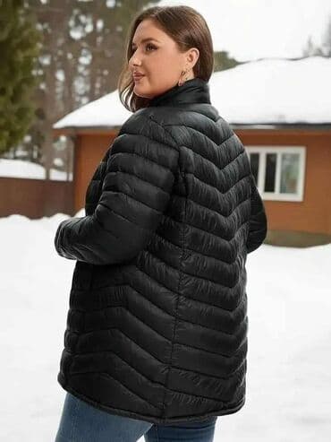 iguana jakna: 💫Ženska zimska jakna – crna, prošivena, lagana i topla Cena: 4400 din — 2