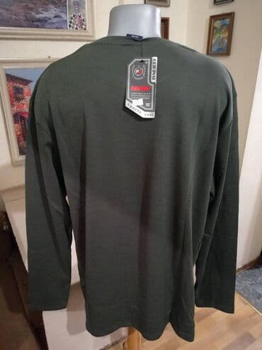 Suits: Sweatshirt, 3XL, 4XL, color - Green — 5