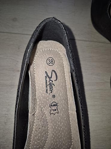 kožne cipele ženske: Ženske cipele – baletanke sa malom potpeticom - Brend/model: S — 5