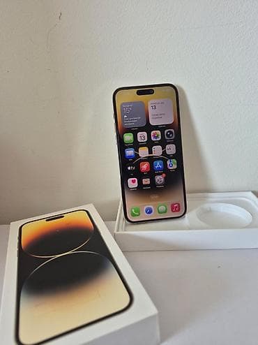 Apple iPhone: Na prodaju iPhone 14 Pro Max u Gold boji, 256GB memorije. Telefon je — 3