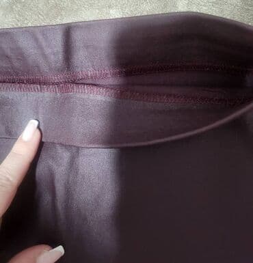pantalone push up: S, Midi, color - Burgundy — 2