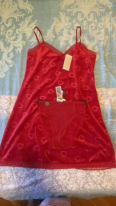 Ženski set za spavanje/lingerie – spavaćica + gaćice - Boja na lalafo.rs Ženski set za spavanje/lingerie – spavaćica + gaćice - Boja