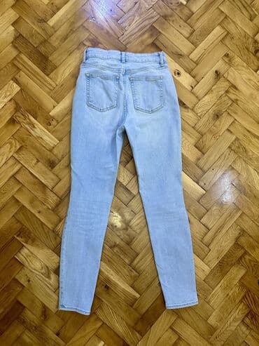 zenski kompleti pantalone i sako: 28, 30, Pamuk, Visok struk, Skinny — 2