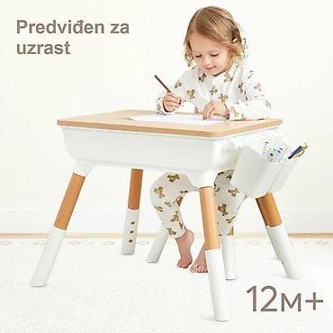 Setovi stolova i stolica: BBO SET DEČIJI STO I STOLICA – NATUR Šifra proizvoda: 533.920285-80 — 5
