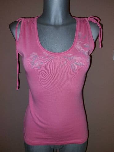 tank top h m: M, Print, color - Pink — 1