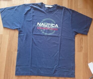 jakne sa krznom beograd: NAUTICA teget majica. XL velicina, pazuh 61 cm, duzina 77cm, ramena — 1