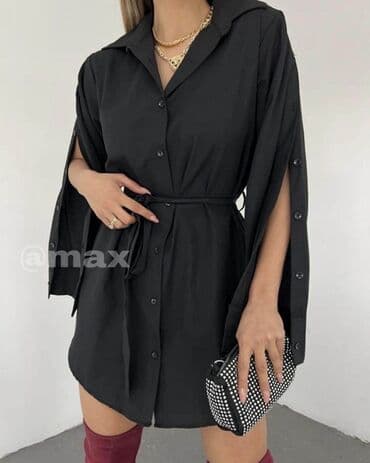 zara svilene kosulje: 🤍New,,Zara Shirt/Dress’’🤍Velicine:S M L XL Boje:Bela Crna i Bež — 3