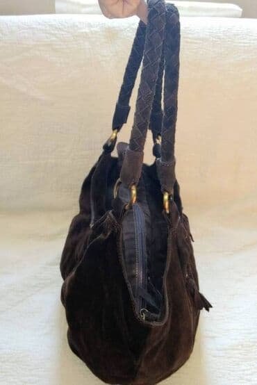 Handbags: 5th avenue odlična kožna torba Odlična torba od meke brušene prirodne — 7