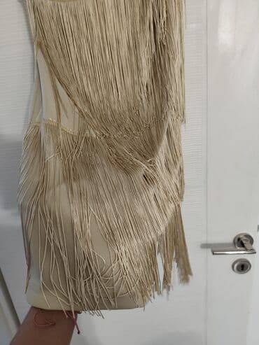 haljine za plažu c a: M (EU 38), color - Beige, Cocktail, With the straps — 2
