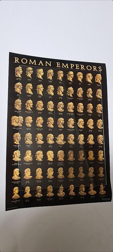 ▪︎Poster “Roman Emperors” – za ljubitelje antike, edukativni i na lalafo.rs ▪︎Poster “Roman Emperors” – za ljubitelje antike, edukativni i