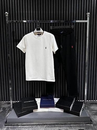 nike tech original: Muški komplet majica + trenerka (gornji deo kratkih rukava i donji — 3