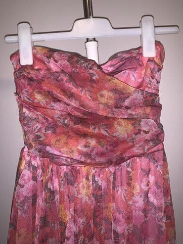 zenski kompleti pantalone i sako: S (EU 36), bоја - Roze, Večernji, maturski, Top (bez rukava) — 2