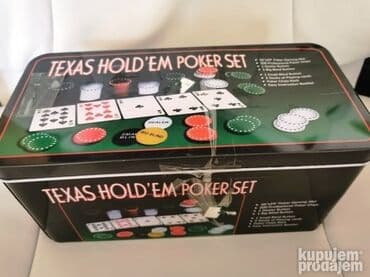 Društvene igre: Texas Hold em poker 200 cipova Teksas poker SET Dobijate zeleno — 2